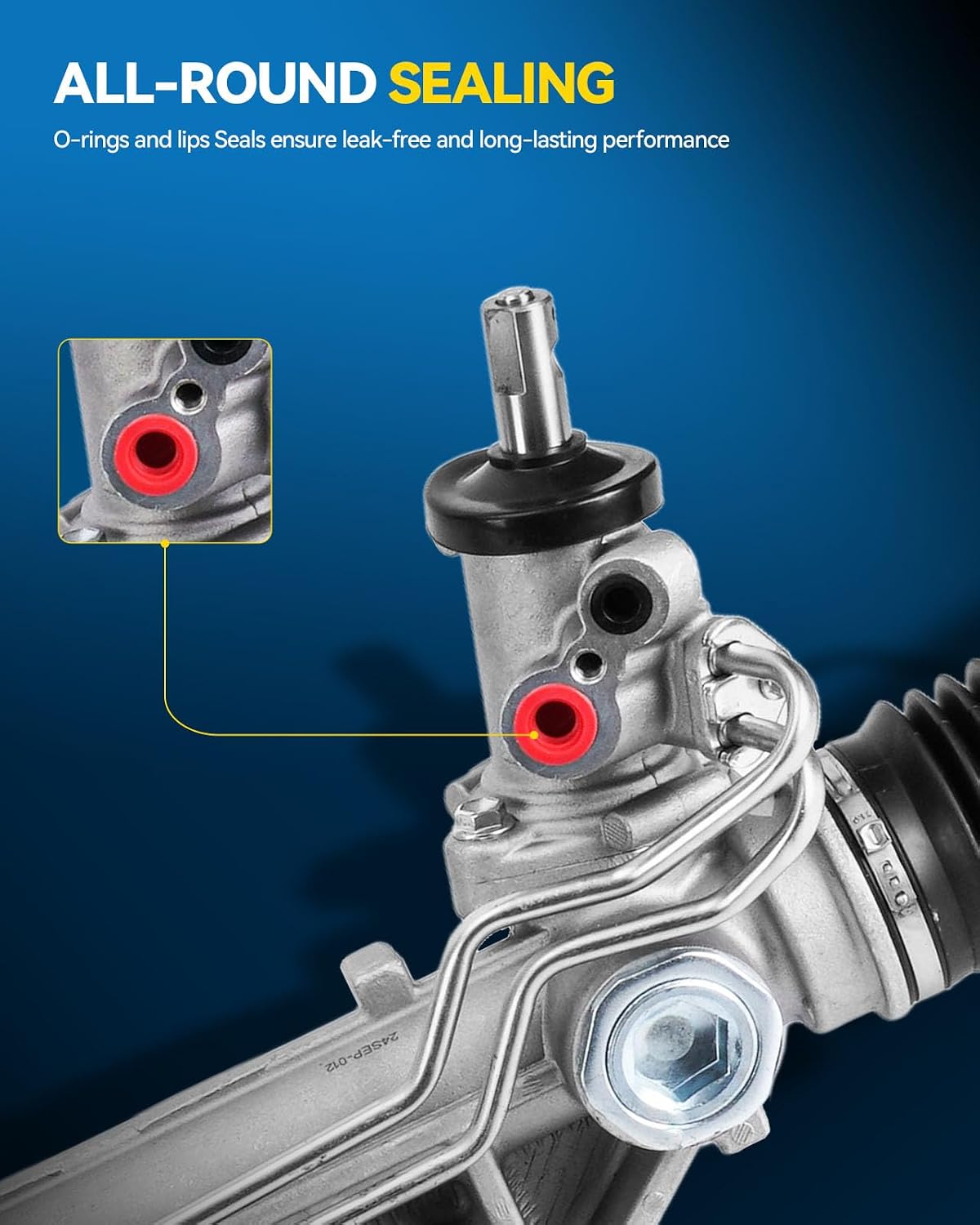 PHILTOP Hydraulic Power Steering Rack and Pinion for 2009-2010 F-150(WheelBase:145.0/157.0/163.0), Lobo 2009-2010 (Wheelbase 144.5) Replace# 22-2038