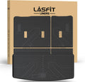 LASFIT Trunk Mat with Backrest Mat 2021-2026 for GMC Yukon (Only Yukon, Not Fit Yukon XL)/Cadillac Escalade (Only Escalade, Not Fit Escalade ESV)/Chevrolet Chevy Tahoe, All Weather TPE Custom Fit
