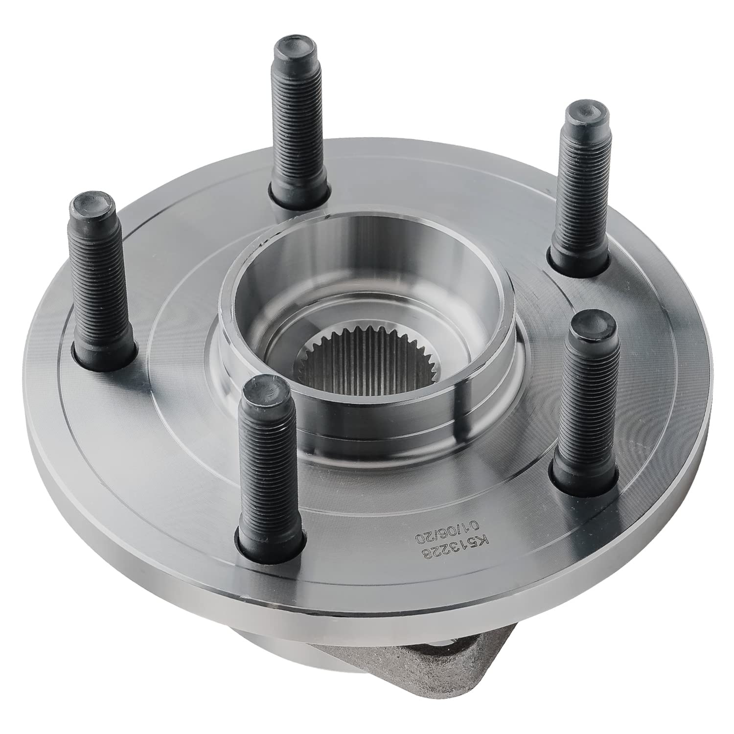 Detroit Axle - Front 2pc Wheel Bearing Hubs for 2005-2010 Dodge Dakota, 2006-2009 Mitsubishi Raider, 2 Wheel Bearing & Hubs Assembly Set 2006 2007 2008 2009 Replacement