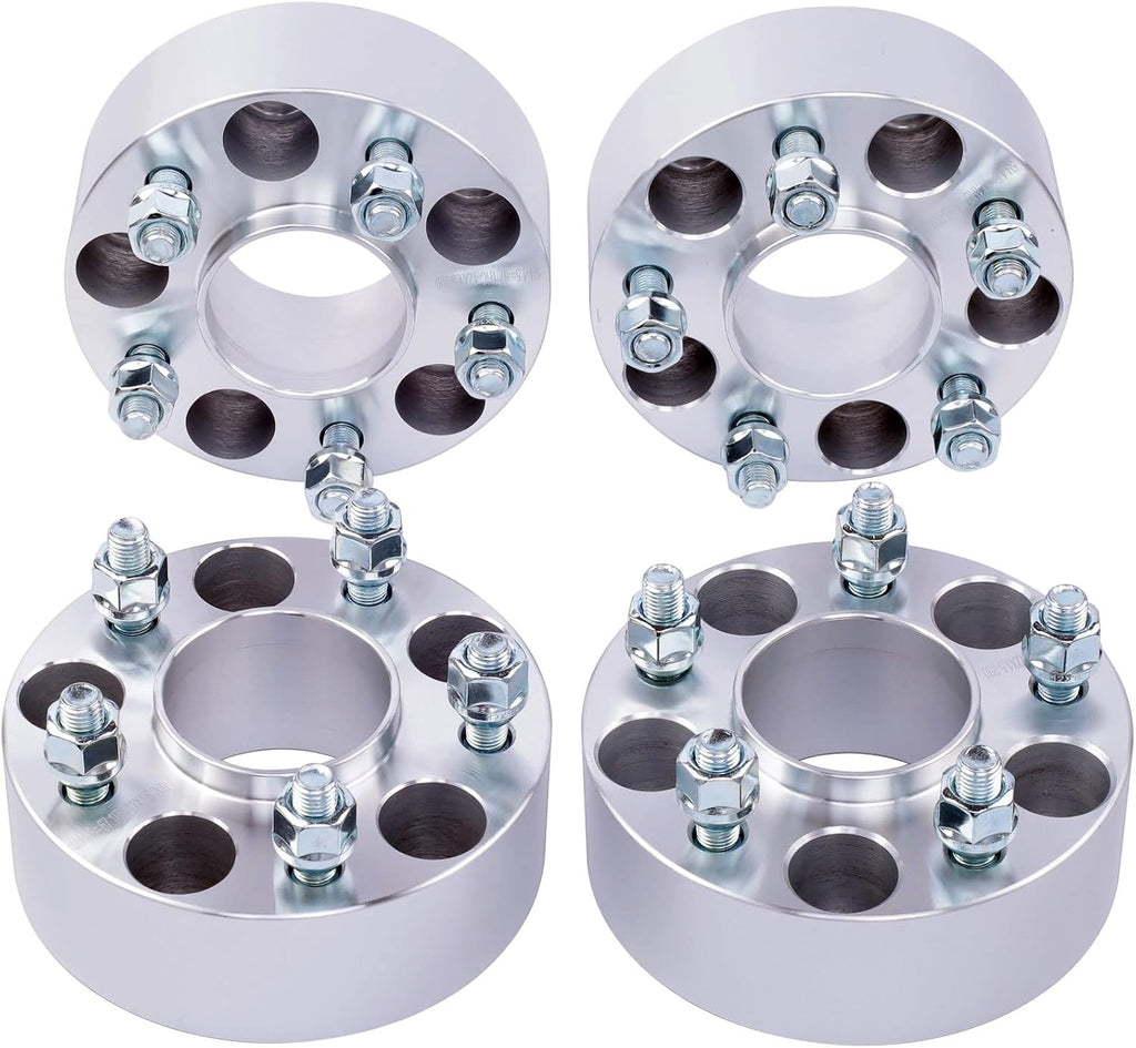4PC 5x115 Hubcentric Wheel Spacers 2 Inch with 14x1.5 Studs 71.5mm Hub Bore Compatible with Dodge 5 Lug for 2005-2022 300 | 2004-2008 Magnum | 2006-2022 Charger | 2009-2022 Challenger
