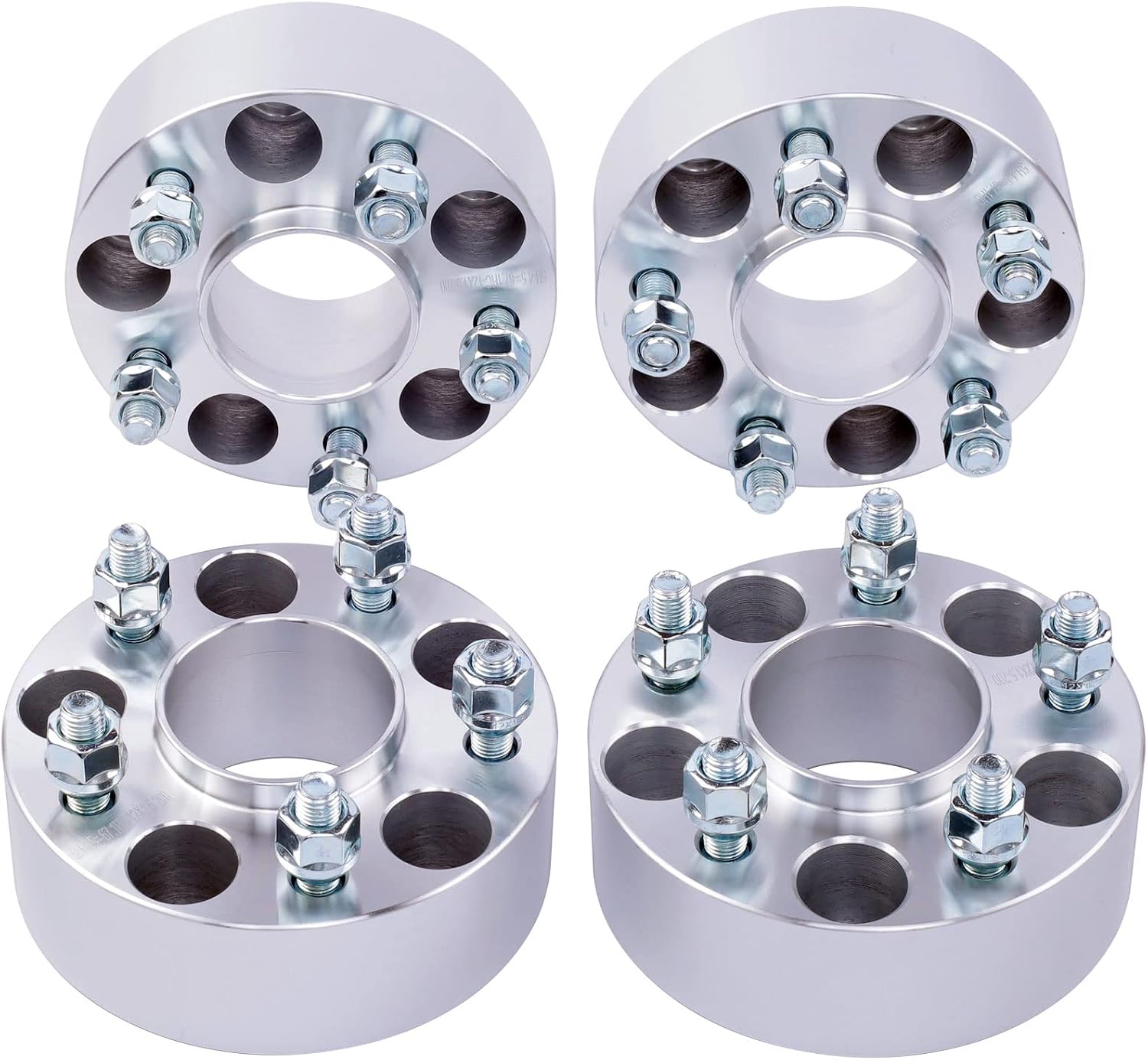 4PC 5x115 Hubcentric Wheel Spacers 2 Inch with 14x1.5 Studs 71.5mm Hub Bore Compatible with Dodge 5 Lug for 2005-2022 300 | 2004-2008 Magnum | 2006-2022 Charger | 2009-2022 Challenger
