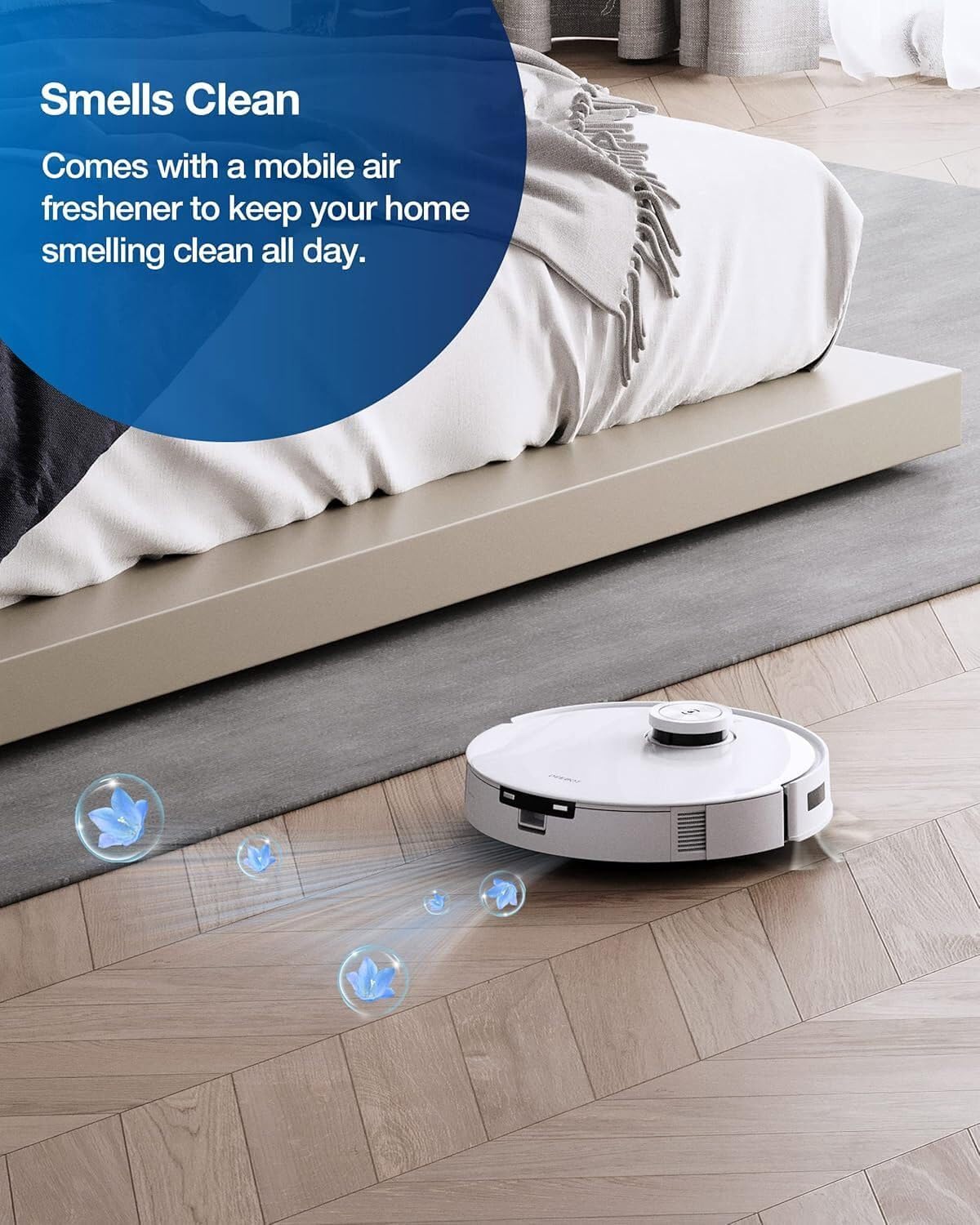 ECOVAS T10 Plus Robot Vacuum and Mop Combo with Auto-Empty Station, 3000Pa, AIVI 3.0 Obstacle Avoidance, OZMO Pro 3.0 Oscillating Mopping, 3D Map, Air Freshener