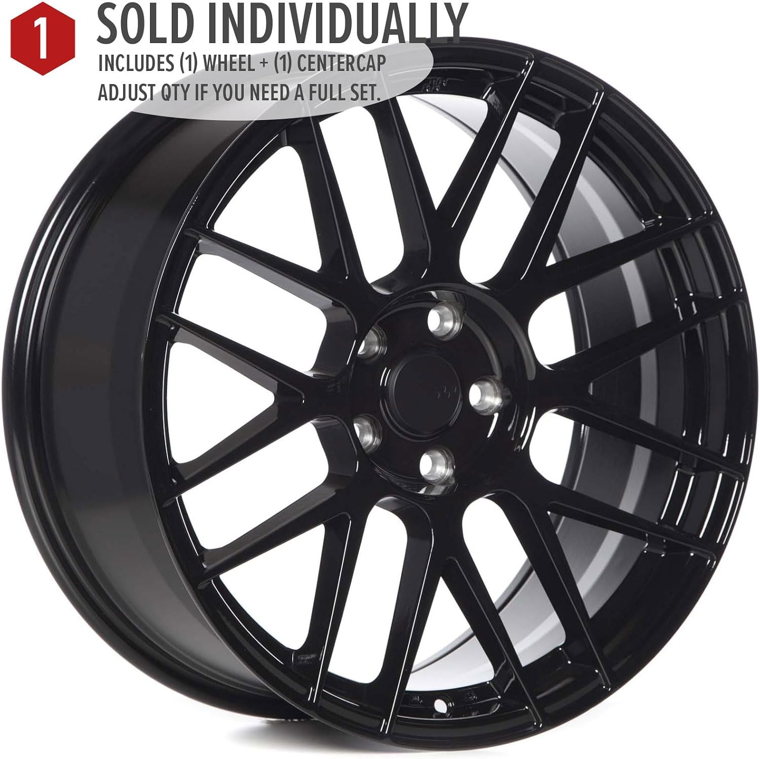Circuit Performance CSF11 19x8.5' Gloss Black 5x112 [+35mm] Wheel Compatible with Audi, VW, Mercedes, BMW