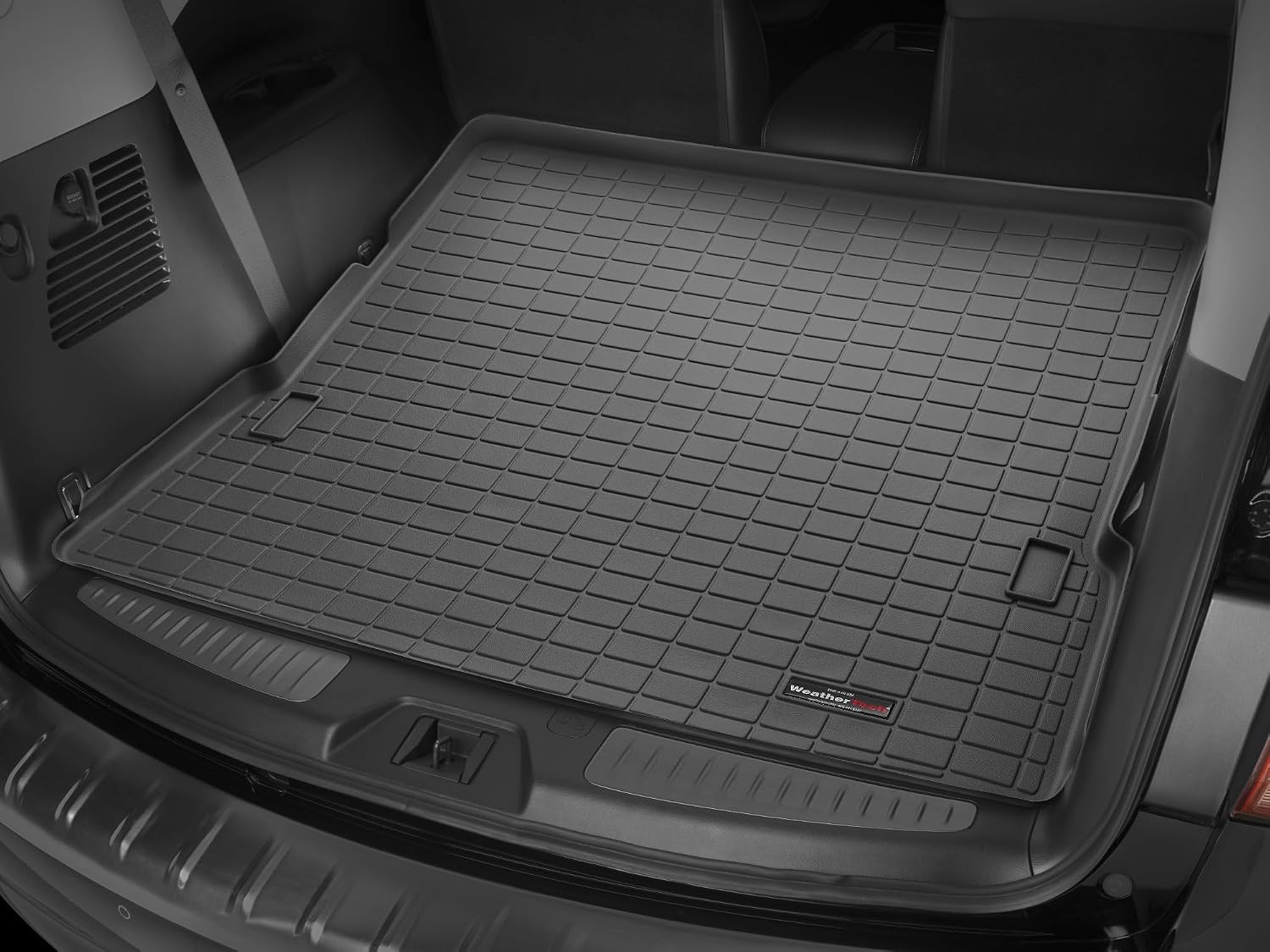WeatherTech Cargo Trunk Liner for Infiniti QX, QX80, Armada - Behind 2nd Row (40757), Black