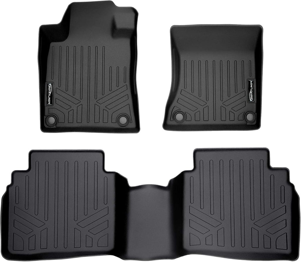 SMARTLINER Custom Fit Floor Mats 2 Row Liner Set Compatible with 2019-2025 Nissan Altima