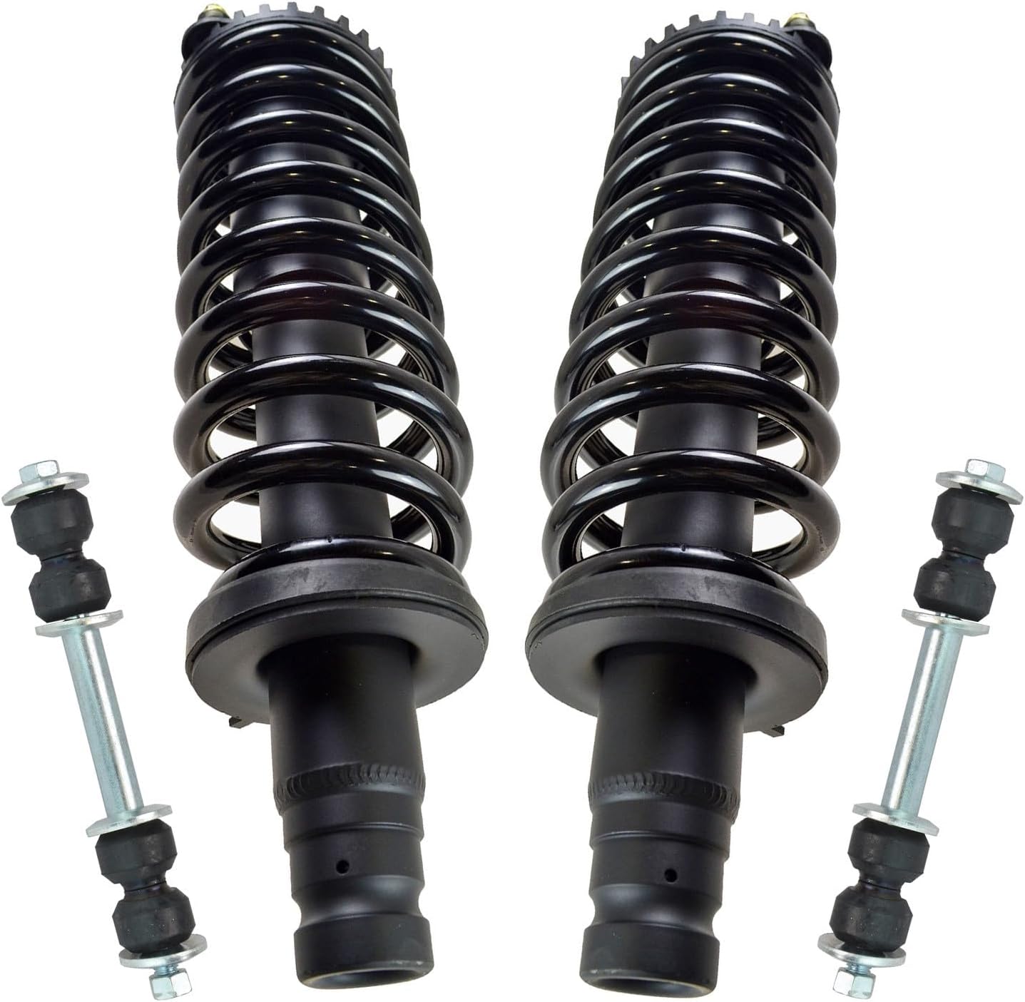 TRQ Front Suspension Kit Compatible with Front 2008-2009 Chevrolet Trailblazer GMC Envoy Saab 9-7x