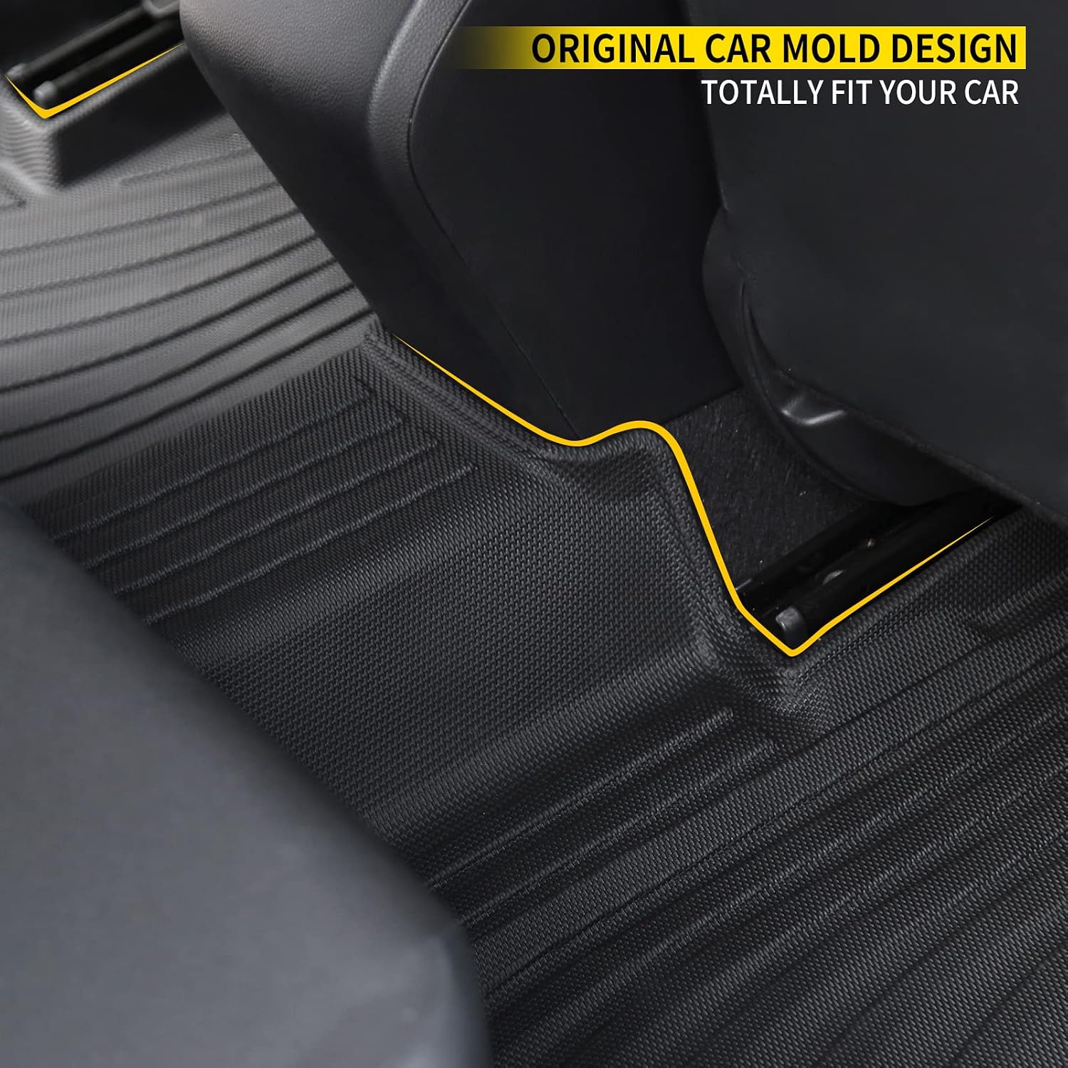 Floor Mats Compatible with 2022-2025 2026 Honda Civic Sedan (Not for Hatchback) Trunk Mat Cargo Mat Cargo Liner All Weather Trunk Liner Civic Accessories (Rear Trunk Mat +Floor Mats)