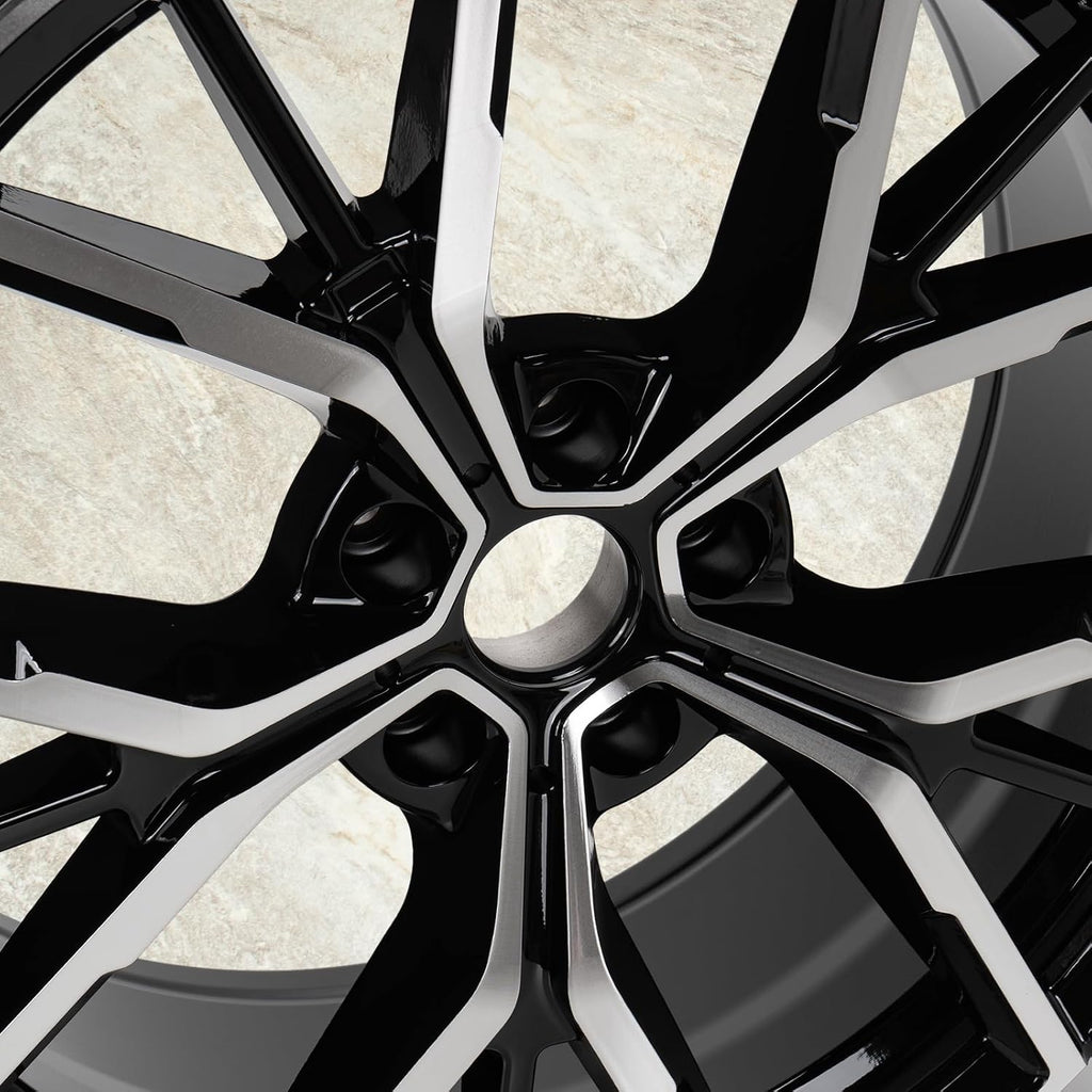 New 19'' x 8' Aluminum Alloy Wheel Rim Compatible with 2019 2020 2021 2022 2023 BMW 530i 530e 540i M550i, Front Wheel Replacement, OE Direct Fit Replacement Rim