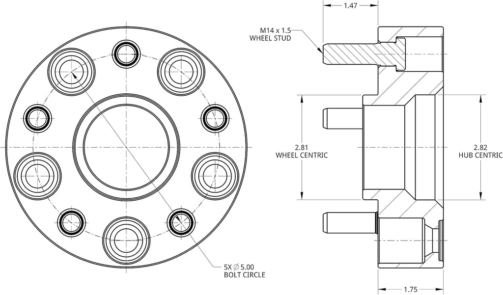 Spidertrax WHS024 Blue Wheel Spacer Kit
