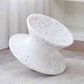 360° Swivel Gyro Chair, Autism Kids Swivel Chairs/Spinner Seat, One-Piece Molded Gyro Lounge Seat for Sense Training, Bedroom Living Room Camping Backyard Relaxation Chaise