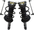 TRQ Front Suspension Kit Complete Strut & Coil Spring Assembly Sway Bar Stabilizer Link Compatible with 2013-2019 Ford Escape