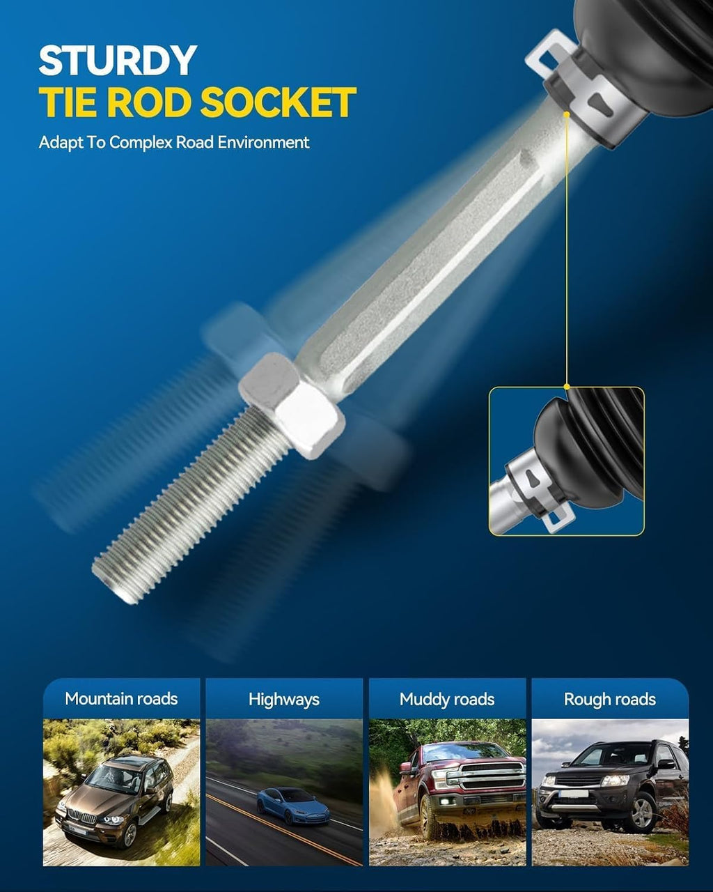 PHILTOP Hydraulic Power Steering Rack & Pinion Kit for Trailblazer, Envoy, Trailblazer EXT, Envoy XL, Rainier, Envoy XUV, Bravada, Ascender, 9-7x, with Outer Tie Rod Ends, Replace# 22-1014
