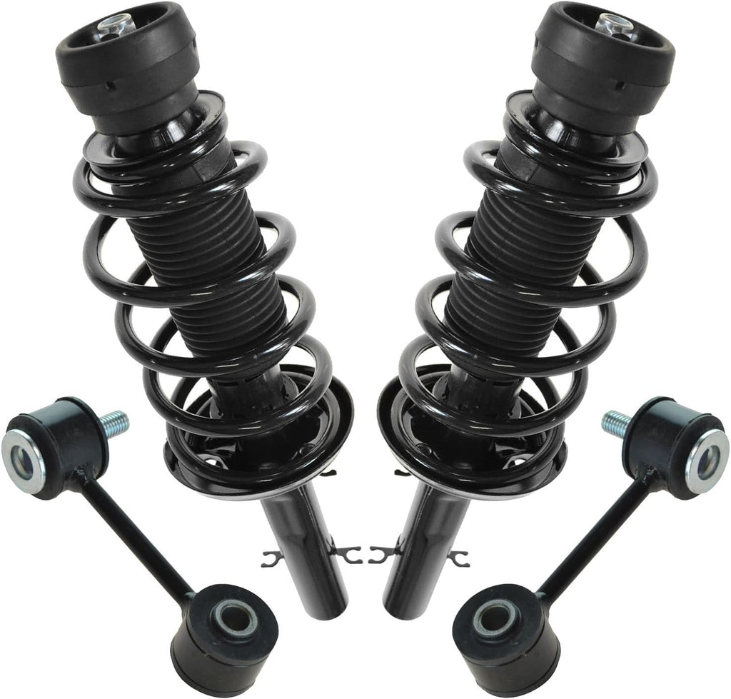 TRQ Front Suspension Kit Compatible with 2000-2001 Volkswagen Beetle Golf Jetta