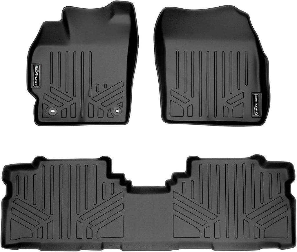 MAX LINER-A0123/B0124 Floor Mats 2 Row Liner Set for 2012-2017 Toyota Prius V