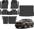 Floor Mats for 2025 2026 Nissan Kicks S/SV for Trunk Mat with Backrest Mat All Weather Mat TPE Rubber Floor Liner Set Cargo Liner for 2025 2026 Nissan Kicks Accessories