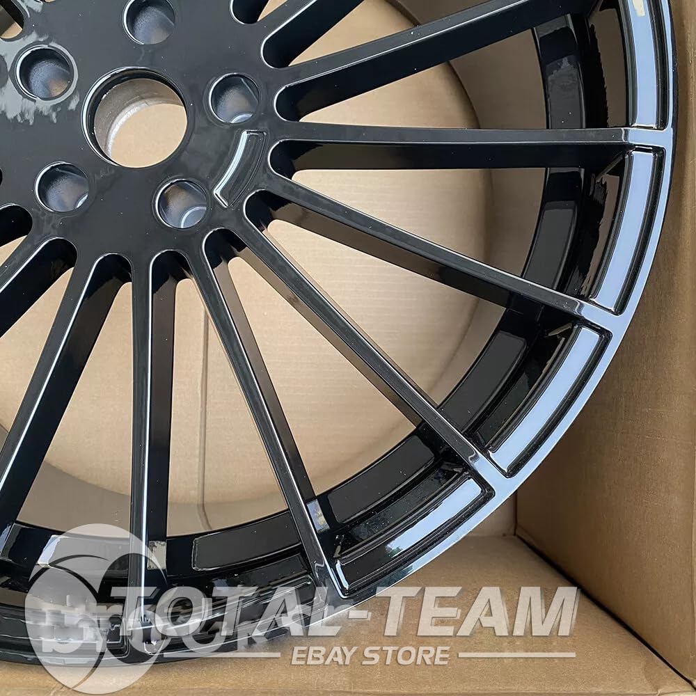 Generic 22'' HM STYLE GLOSS BLACK WHEEL RIM FIT BMW X5 E70 F15 X6 E71 F16 5X120 SET OF 4 e371