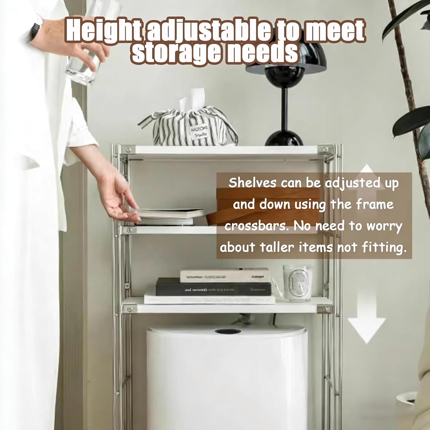 Self Emptying Robot Vacuum Cleaner Storage Cabinet with Doors Magnetic, Automated Robotic Concealment Unit Integrated Console Side Table for Living Room, Office, Home, and Kitchen wood 25*16.14*43.3