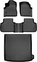 SMARTLINER All Weather Custom Fit Floor Mats 2 Rows and Cargo Liner Trunk Set for 2019-2025 Audi Q8 / SQ8