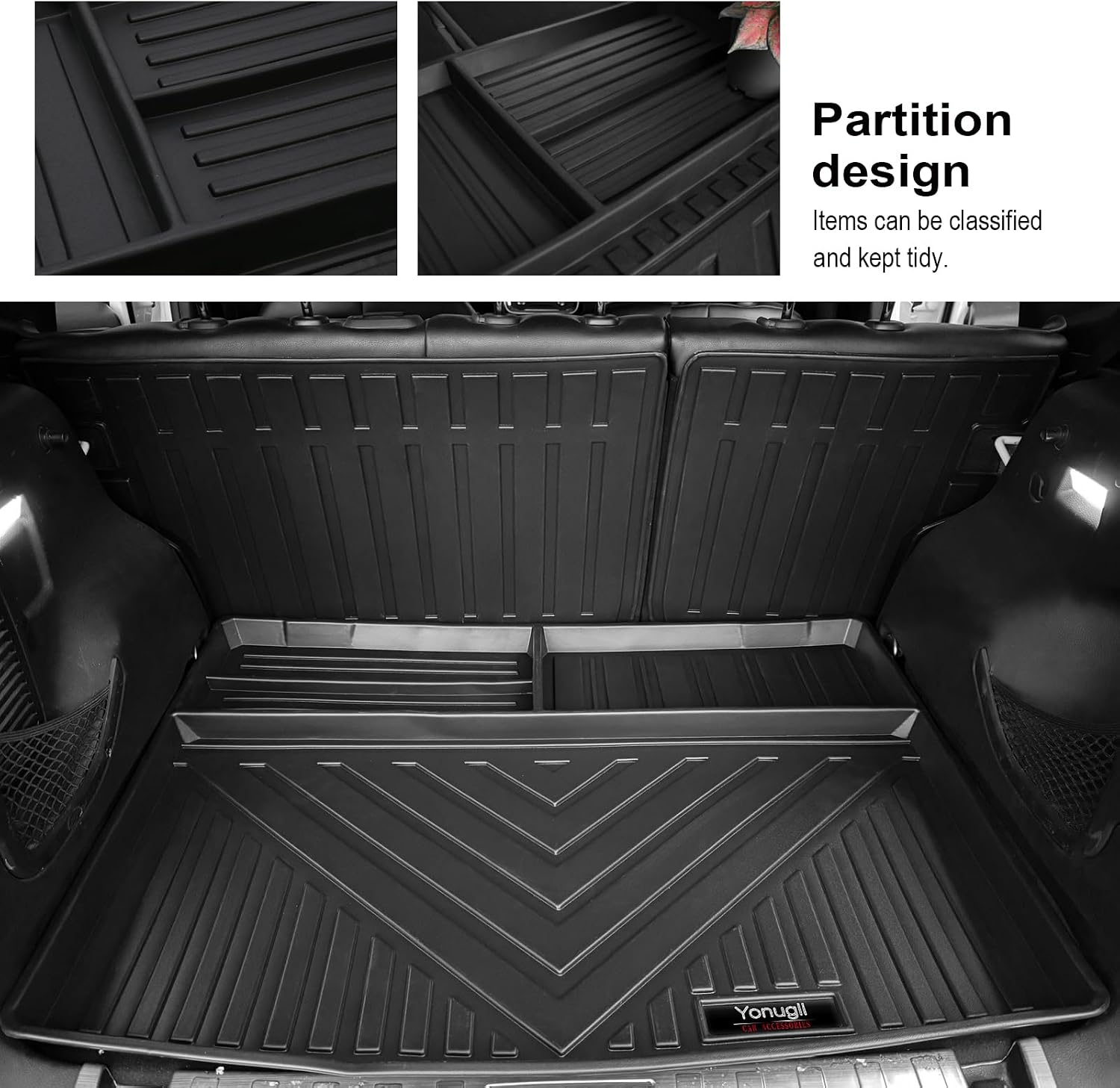 for 2015-2025 2026 Jeep Renegade Floor Mats Cargo Liners Trunk Backrest Mat Full Set All Weather TPE Protection Mat Fit Jeep Renegade Accessories