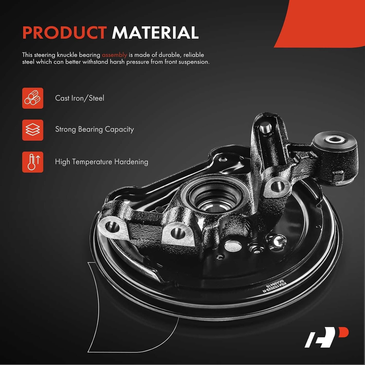 A-Premium 2 x Rear Left and Right Steering Knuckle & Wheel Bearing Hub Assembly Compatible with Subaru Forester 2003-2008, Driver and Passenger Side, Rear Disc Brakes Only