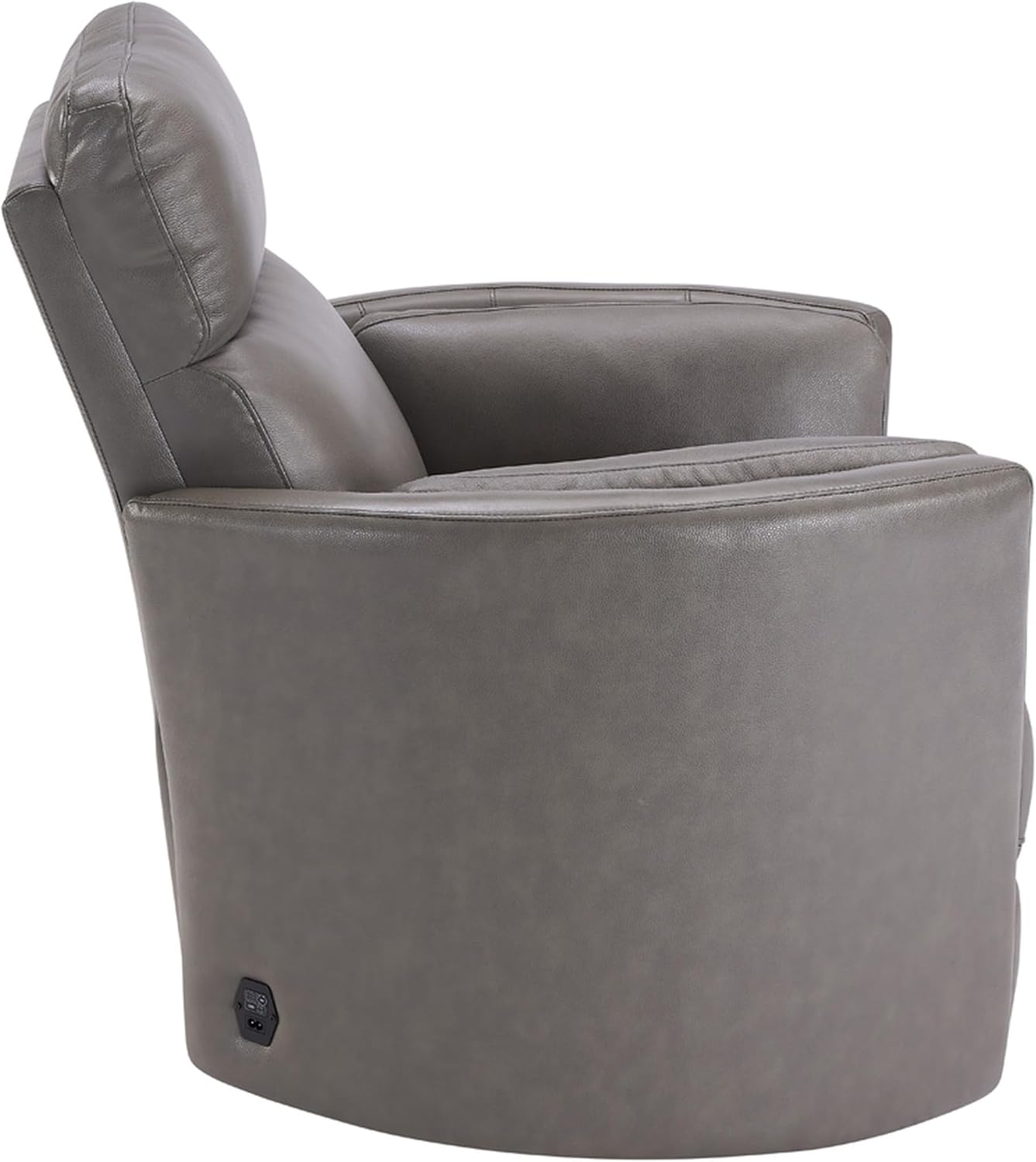 Parker Living Radius - Florence Heron - Powered by Freemotion Cordless Power Swivel Glider Recliner for Adults with USB and Type-C Ports, Single Sofa Chair for Living Room