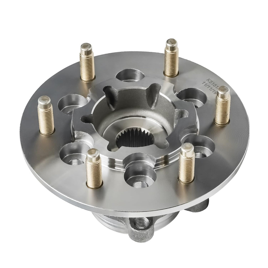 Detroit Axle - Front 2pc Wheel Bearing Hubs for 4WD 09-12 Chevrolet Colorado GMC Canyon, 2 Wheel Bearing & Hubs Assembly Set 2009 2010 2011 2012 Replacement
