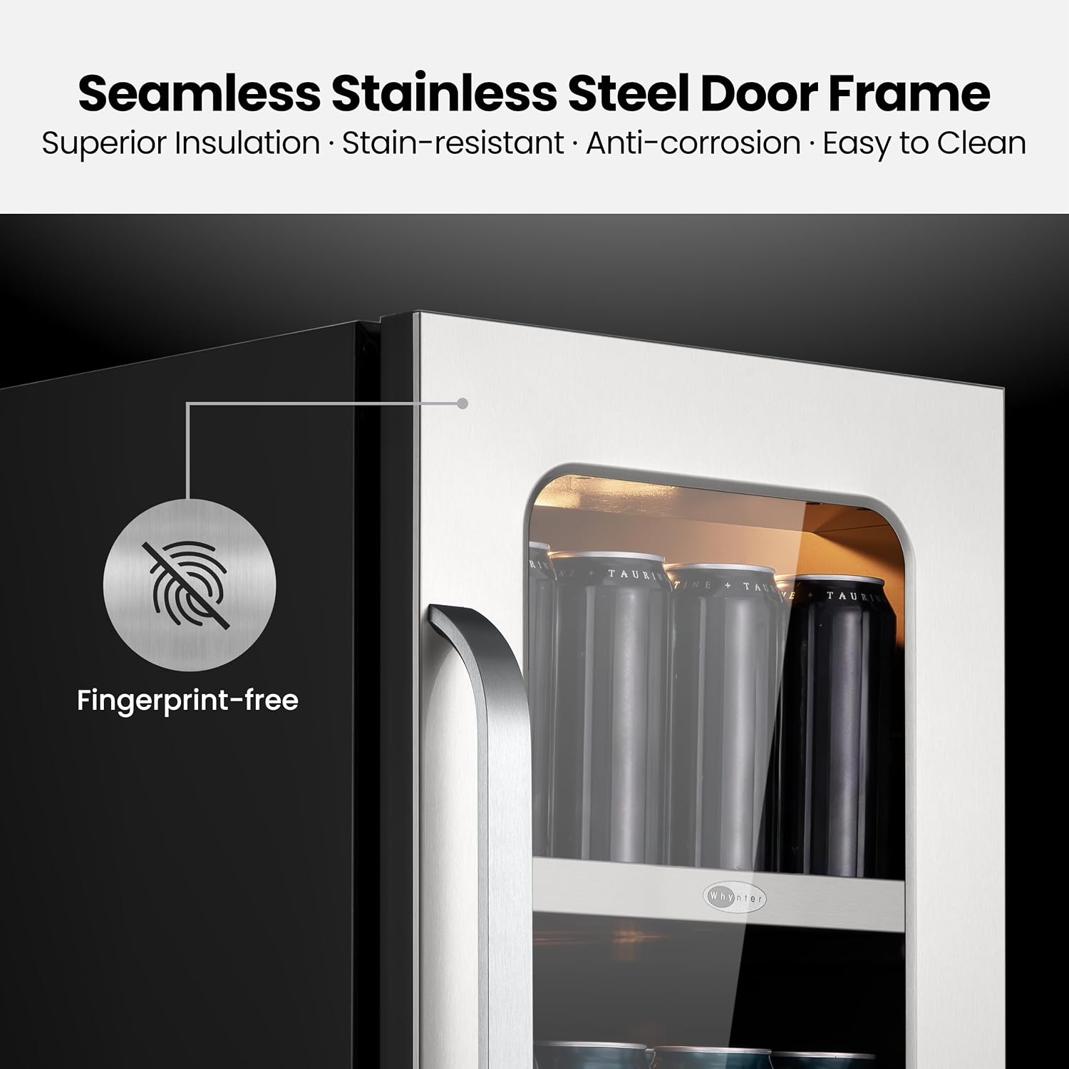 30 Inch Beverage Refrigerator 160 Cans Beverage Fridge Drink Fridge with Glass Door 3 LED 34-54 ℉ Beverage Cooler Built-in or Freestanding Adjustable Shelves for Home/Kitchen(6.0 cu.ft)