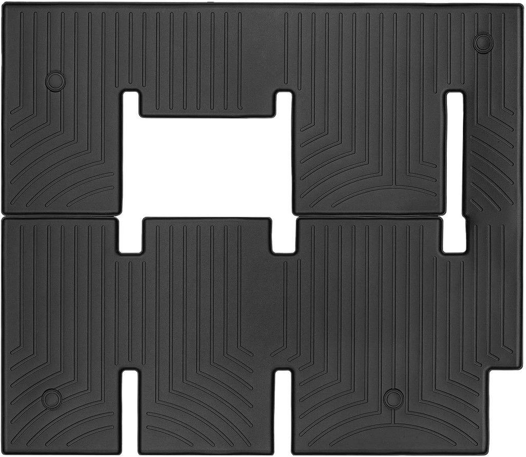 WeatherTech Custom Fit FloorLiners for Ford Transit, Transit, Transit - 2nd/3rd Row (445995), Black