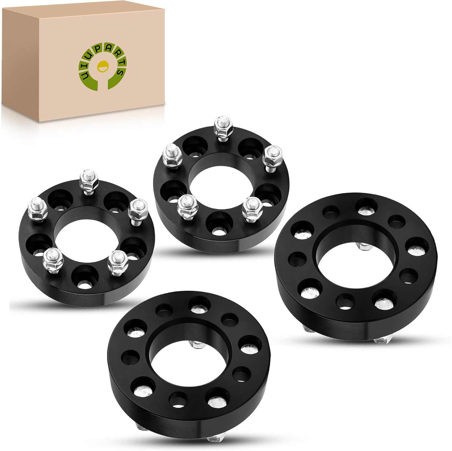 UIU 5X4.25 Wheel Spacers Forged 1.25'(32mm) 5x108mm to 5x114.3mm Thread Pitch M12x1.5 Hub Bore 73.1mm Set of 4 Adapters for Ford Taurus 3.5L 2008-2012,Transit Connect 2.5L 2014-2017 & More