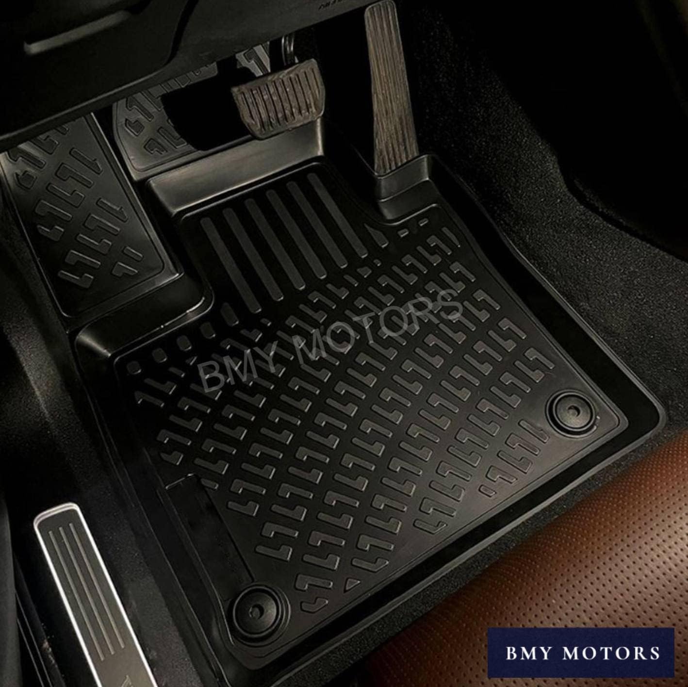 Car Floor Mats + Cargo Liner Compatible for Kia Sportage 2005-2010 Black | Front & Rear Full Set Trunk Mat with Floor Mats | Waterproof | All Weather | High Tech Mat