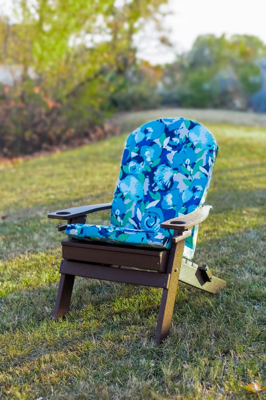 RSH DECOR: Sunbrella Foam Adirondack Chair Cushion | 48' x 20' x 2' | Sunbrella Performance Fabric | Water and Fade-Resistant | Outdoor Cushion for Patio Furniture | Canvas White