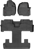 WeatherTech Custom Fit FloorLiners for Ford Expedition, Navigator, Full Set (441295-1-4), Black
