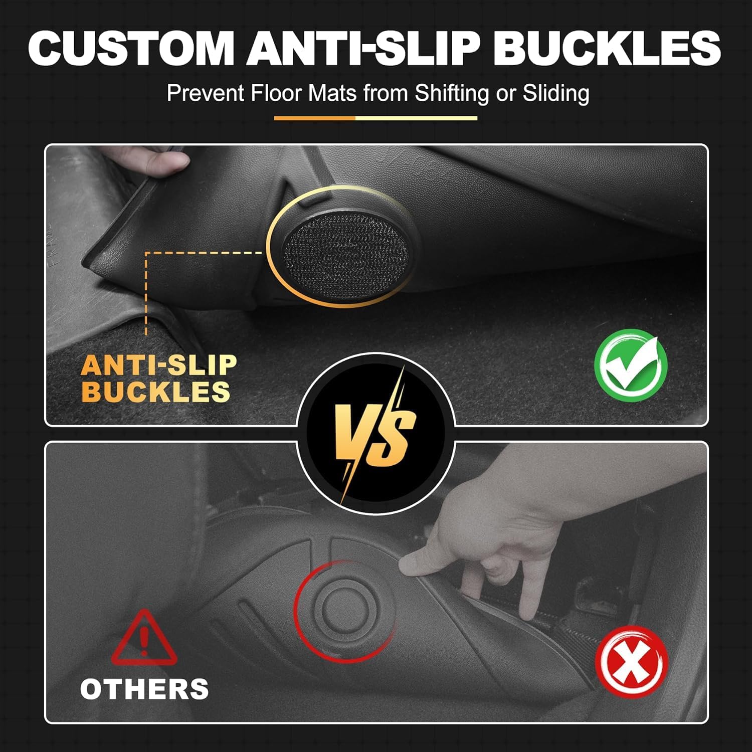 Floor Mats for Toyota Rav4 2019-2025 Hybrid & for Toyota Venza 2021-2025, All Weather TPE Floor Liners and Cargo Liner with Seat Back Mats Rav4 Accessories Cargo Mat
