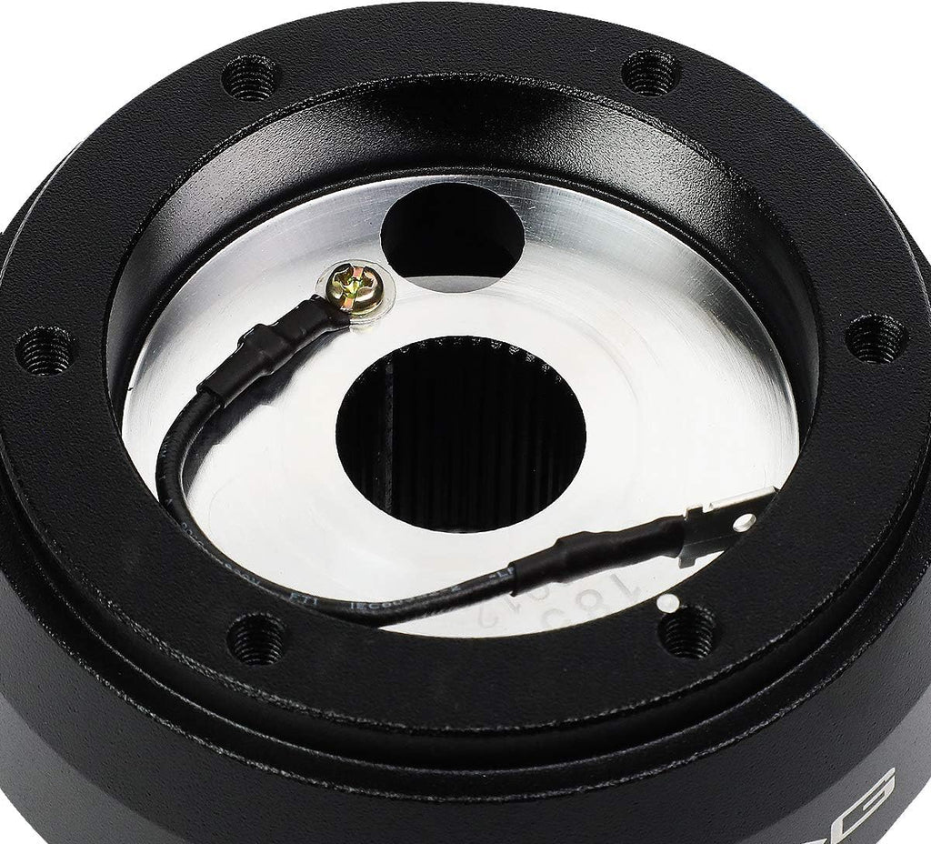 Generic NRG Innovations SRK-185H Steering Wheel Short Hub Adapter Kit + LED Keychain Flashlight, black (NRG-SRK-185H)