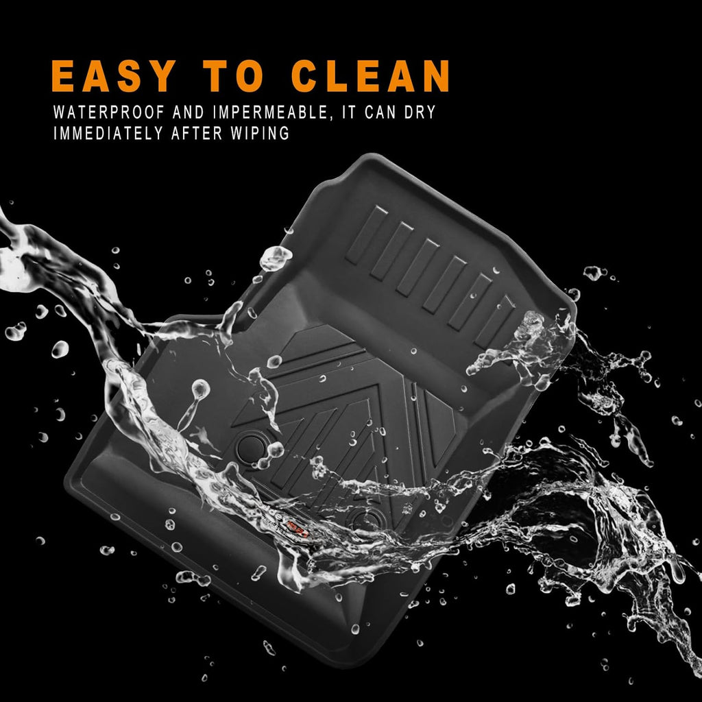 Custom Floor Mats and Cargo Liner for 1997-2006 Jeep Wrangler TJ Accessories All Weather TPE Protection Mat (for 1997-2006 Jeep Wrangler TJ/LJ Set)