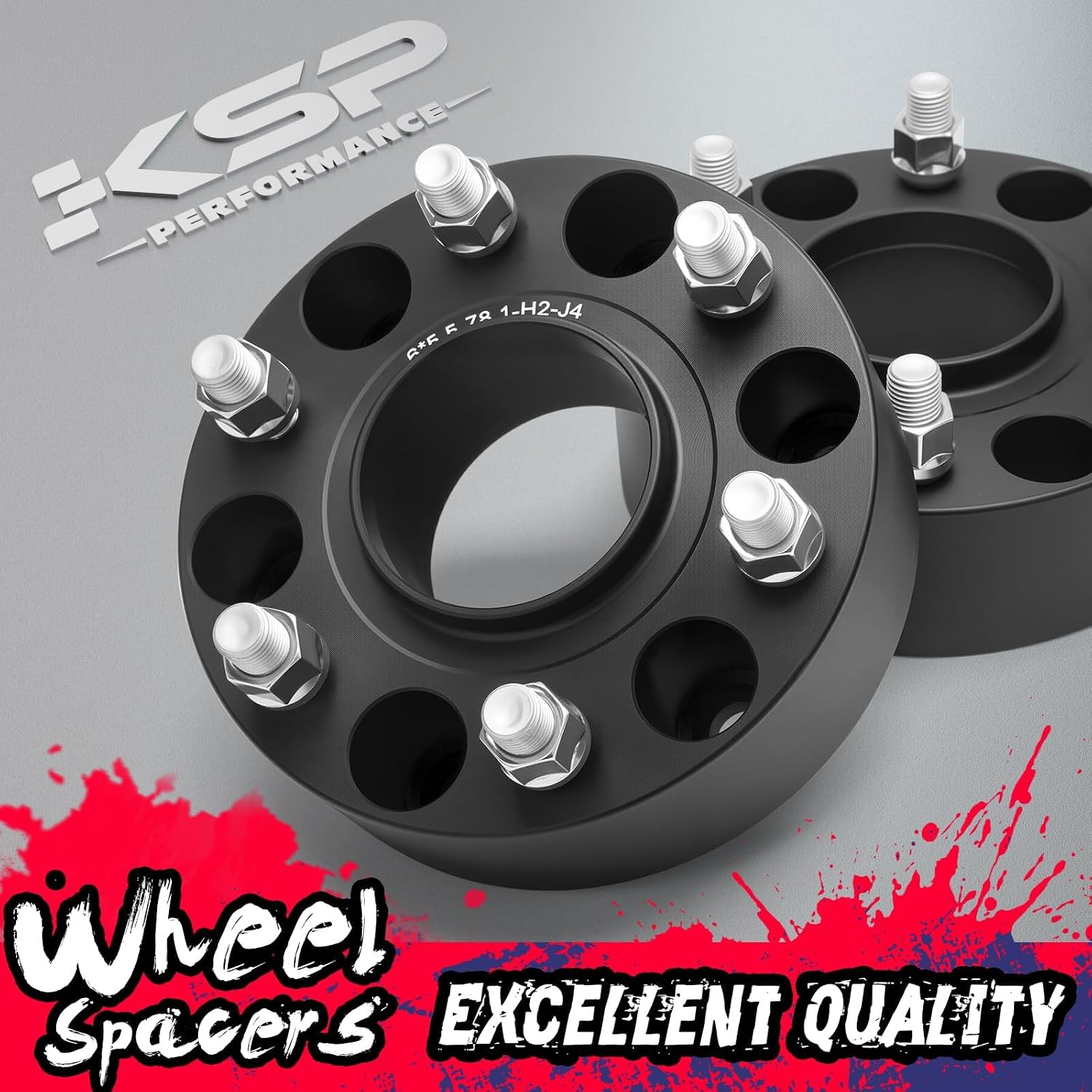 KSP 6x5.5 Wheel Spacers 2 Inch for Silverado 1500 Sierra 1500, 6x139.7 M14x1.5 Studs 78.1mm Hub Bore Forged Spacer fits Yukon XL, Tahoe, Escalade Avalanche,2pcs