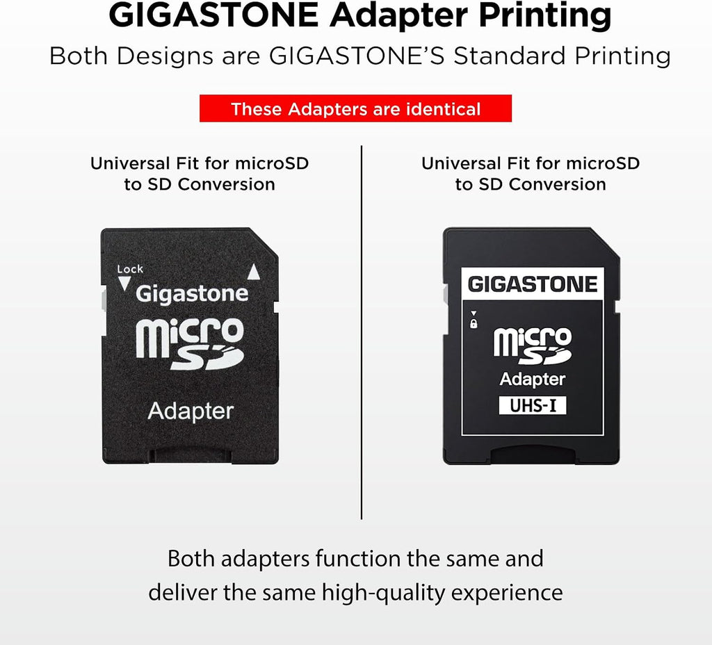 Gigastone 32GB Micro SD Card Full HD Video Surveillance Security Camera Action Camera Drone Micro SDHC UHS-I U1 C10 90MB/s (Pack of 10)