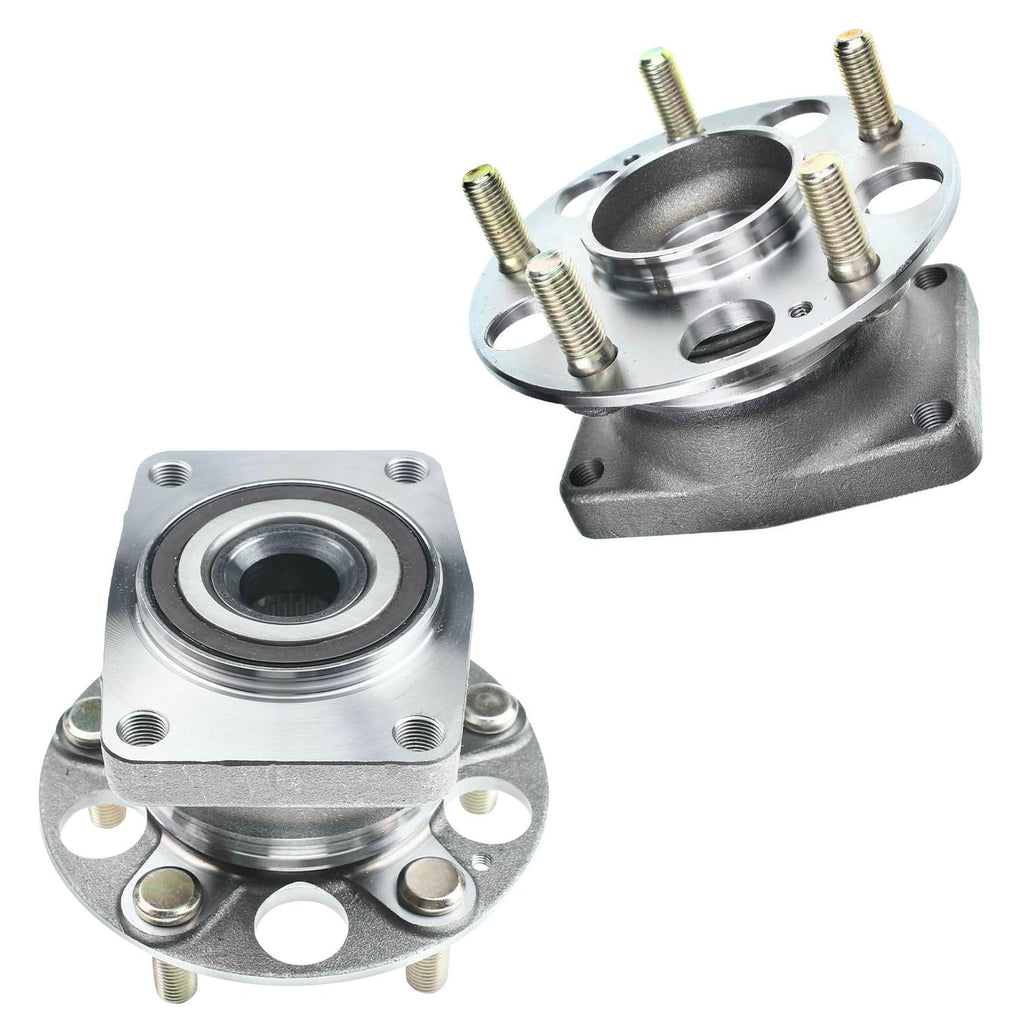 Detroit Axle - Pair Rear Wheel Bearing and Hubs Assembly with 5-Lug for Honda HR-V HRV 2016-2022, AWD Only