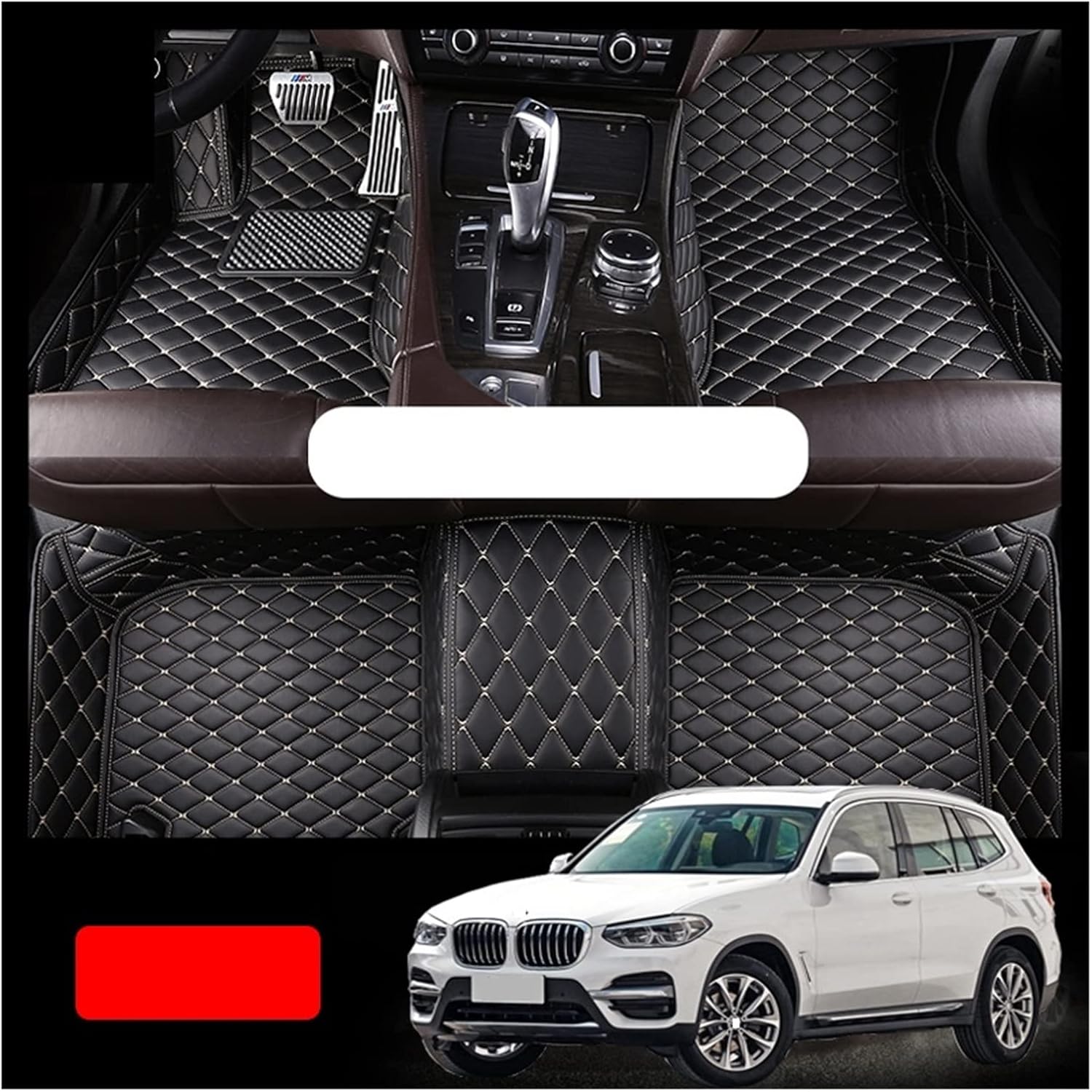 Floor Carpet Mats Compatible with M/W X3 G01 18-21 Foot Mat Acoustic Fabric Upholstery Floor Mats Cargo Liner Interior Accessories Automobiles Parts