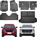 for 2018-2024 Chevy Equinox/GMC Terrain Floor Mats Cargo Liner TPE All Weather Rubber Protection Mats for Chevrolet Equinox Accessories (for 2018-2024 Chevy Equinox Full Set)