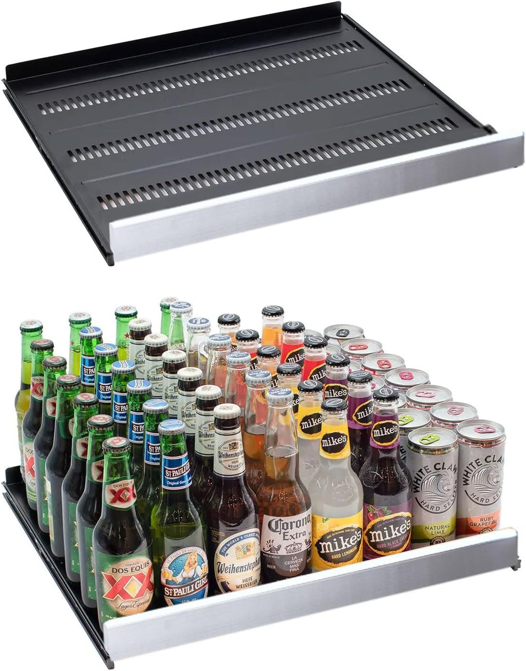 Kegco 24' Wide Stainless Steel Right Hinge Beverage Center VSBC-24LSR
