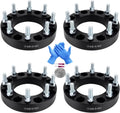 8x180mm Wheel Spacers 1.5 inch 125mm Hub Bore M14x1.5 Studs Aluminum CNC Wheel Adapters 4pcs Car Wheel Accessories Parts Fit for Silverado Sierra 2500HD 3500HD 2011-2019
