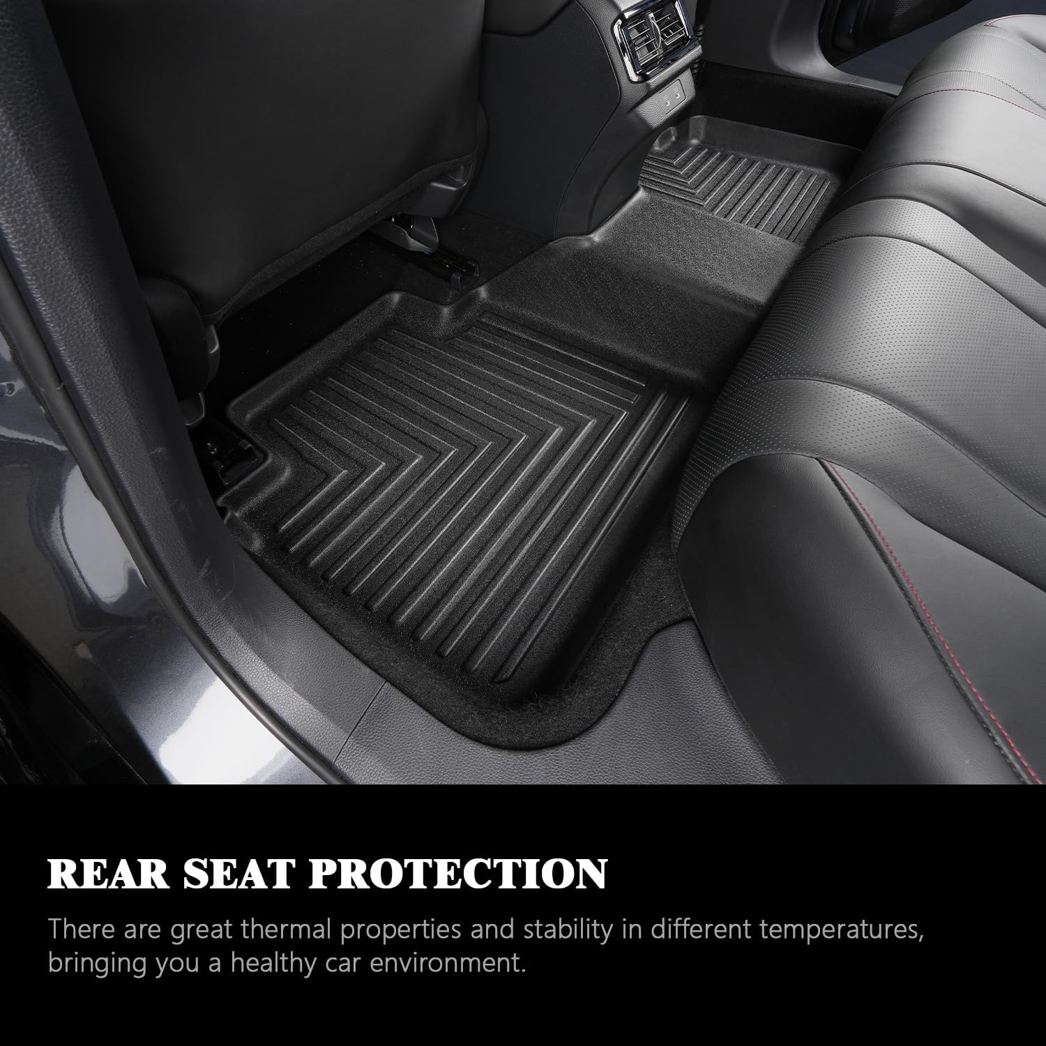 Floor Mats & Cargo Liner for KIA Sorento 2020 2019 2018 2017 2016,1st & 2nd & 3rd Row with Trunk mat Full Set,TPE All Weather Mats(Only Fits 7 Passenger Models)
