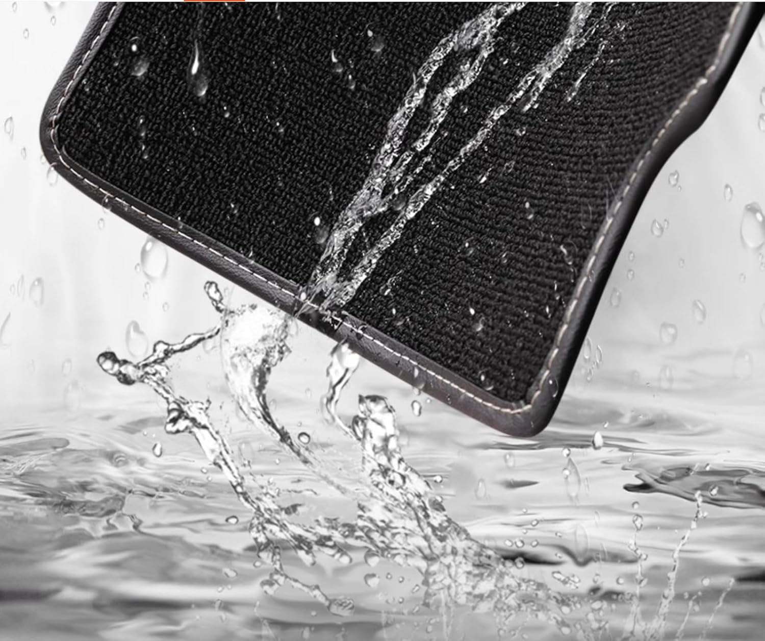 Compatible with Tesla Model Y(2020-2025) Floor Mats Luxury Leather + Topper Carpet Compatible with Tesla Model Y 5 Seater Floor Liners All-Weather (Black/Beige)