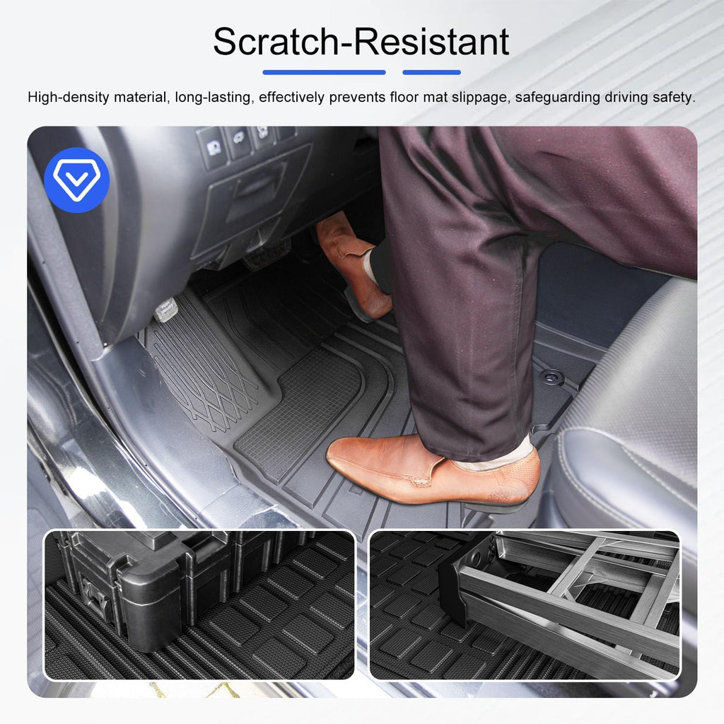 Xipoo Cargo Mat Floor Mat Compatible with 2014-2019 Toyota Highlander Backrest Cargo Liner Trunk Liner Replacement for 2014-2019 Highlander Accessories