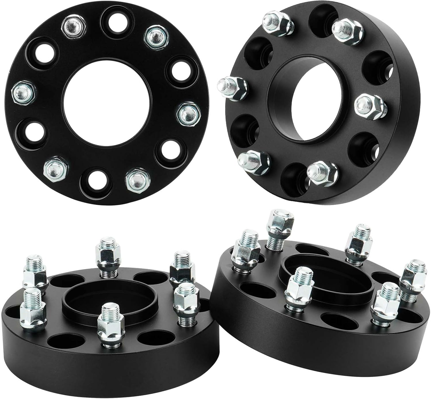 Aeagle 6X5.5 Hubcentric Wheel Adapters, 1.5' 6x139.7 for 2001-2022 Tahoe, 2000-2014 Suburban 1500, Forged 6 Lug Wheel Spacers with M14x1.5 Studs 78.1mm Bore 4PCS