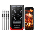 ThermoMaven Smart Bluetooth Wireless Meat Thermometer: Standalone Base, WiFi Unlimited Range, 6 Sensors with NIST Certified Accuracy, 4 Probes for Kitchen, BBQ, Grill, Oven, Smoker, Rotisserie