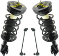 TRQ Front Suspension Kit Complete Strut & Coil Spring Assembly Sway Bar Stabilizer Link Compatible with 2002-2007 Saturn Vue