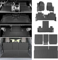 powoq 7 Seats Floor Mats Compatible with 2025 2026 Ford Expedition Cargo Mat Floor Liner Replacement for 2025-2026 Ford Expedition Accessories (Trunk Mat+Backrest Mats+Floor mats)