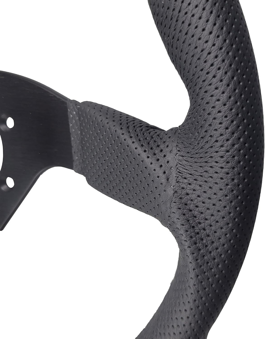Sparco Steering Wheel, Race Air Leather Grip, Aluminum Frame, 6-Bolt Universal Pattern. Drifting, Road racecars, BMW, Honda, Polaris RZR, UTV, SXS, Slingshot, Simulators, Made in Italy